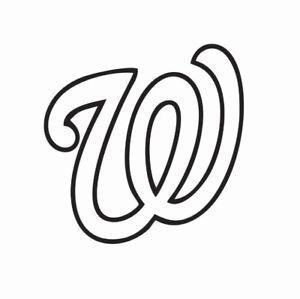Washington Nationals Logo - Washington Nationals MLB Baseball Vinyl Die Cut Car Decal Sticker ...