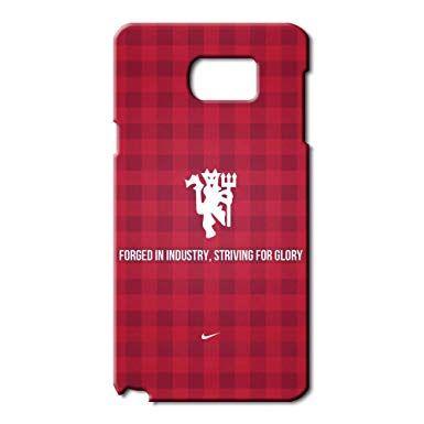 Red -Orange Square Logo - Samsung Galaxy Note 5 Red Square Manchester United FC Logo Series