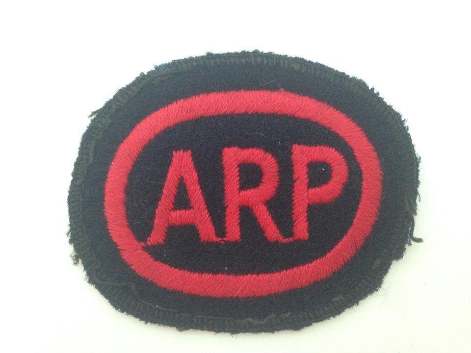 Red ARP Logo - Civil Defence CD & ARP Breast Badges in World War 2 - WW2 Civil ...