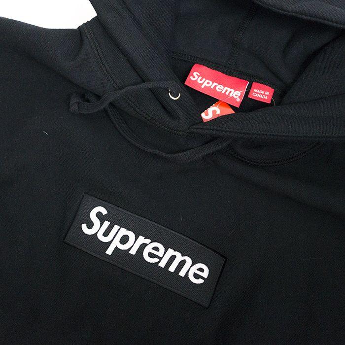 Real Black Supreme Box Logo - PALM NUT: Supreme / Supreme Box Logo Hooded Sweatshirt Pullove / box