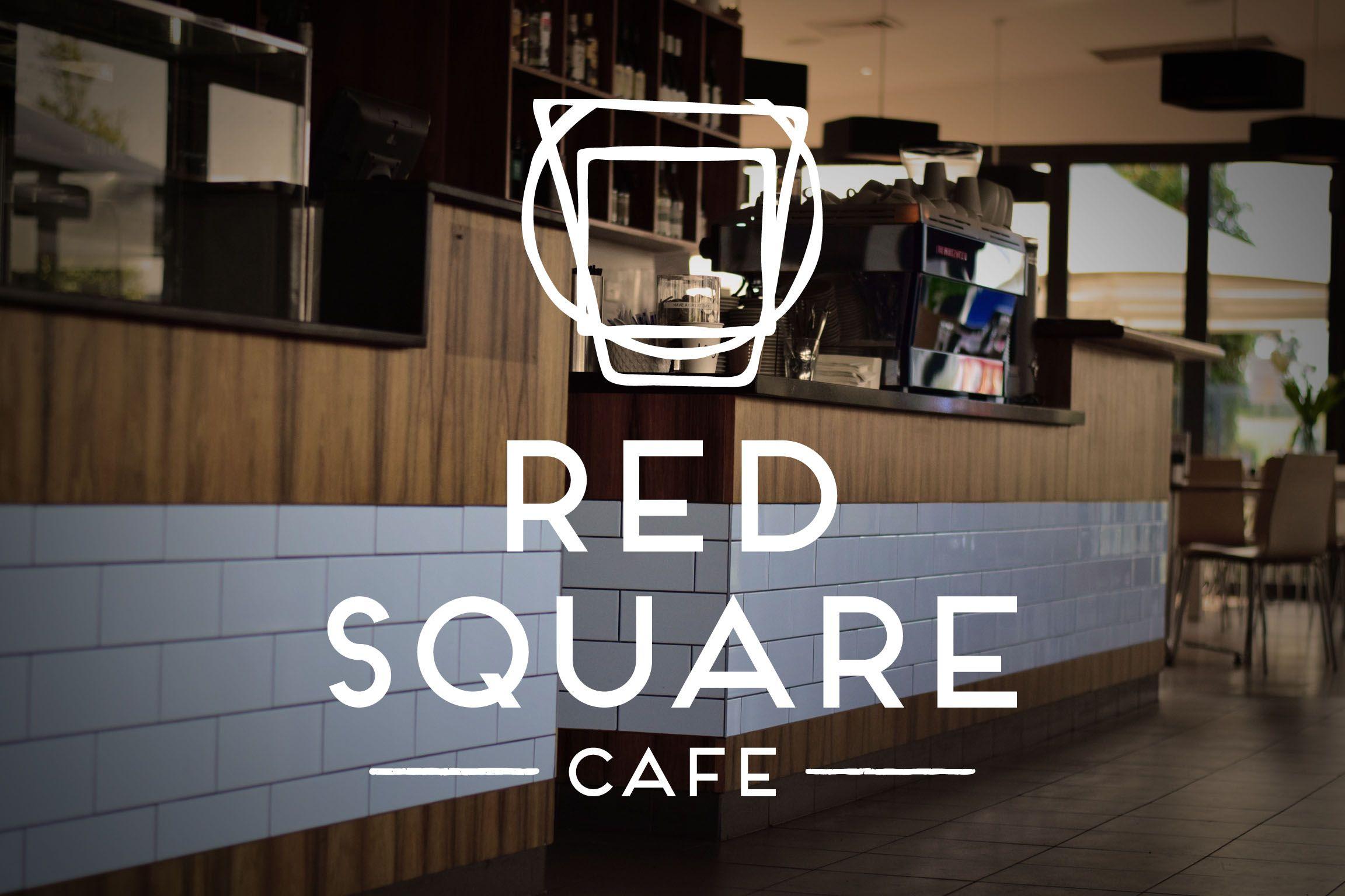 Red -Orange Square Logo - Red Square Cafe