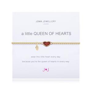 Red and Gold B Logo - Joma Jewellery Bracelet - A Little Queen Of Hearts (Red Crystal Gold ...