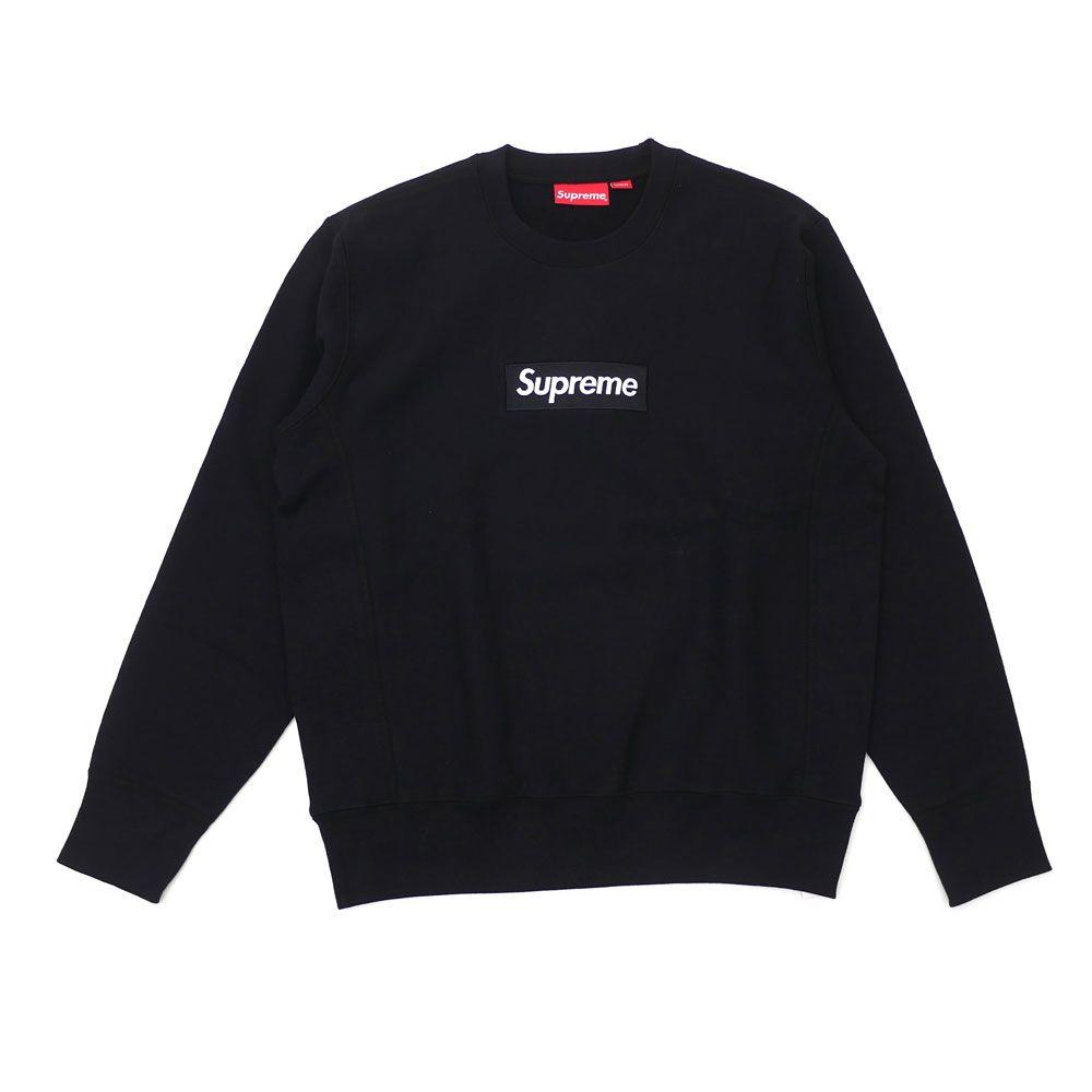 Real Black Supreme Box Logo - FRESH STORE: シュプリーム SUPREME 18FW Box Logo Crewneck box logo ...