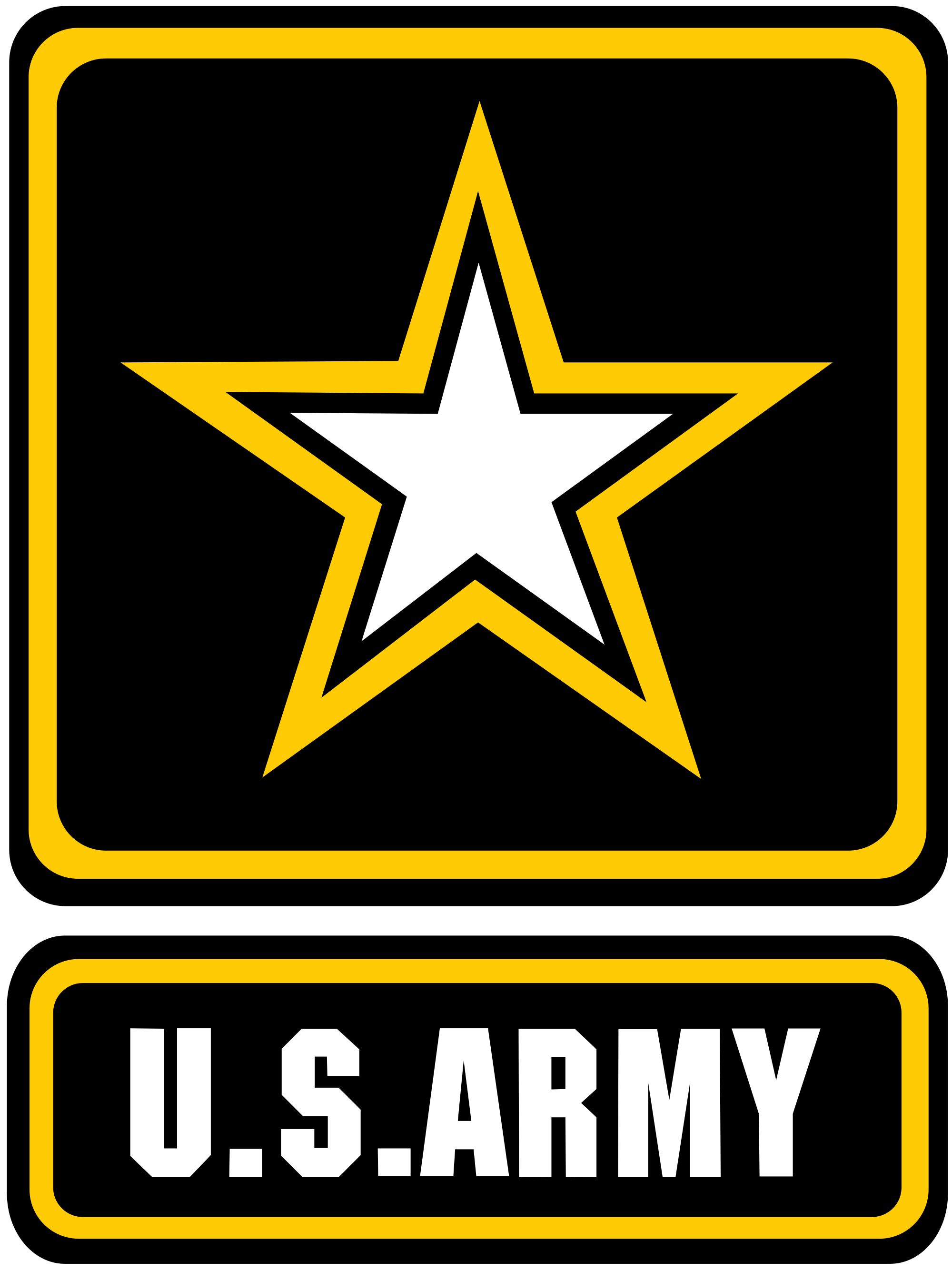 Simple Army Logo - File:US Army logo.svg - Wikimedia Commons