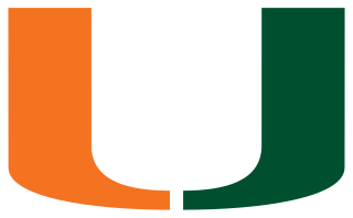 Orange and Green Hurricane Logo - Miami Hurricanes logo.svg