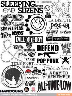 best alternative rock bands logos