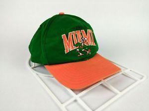 Orange and Green Hurricane Logo - Miami Hurricanes Stiched Snapback Baseball Cap Hat Orange White
