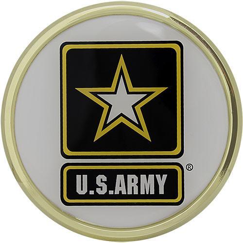 U.S. Army Logo - U.S. Army Star Logo Chrome Auto Emblem