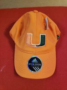 Orange and Green Hurricane Logo - UNIVERSITY OF MIAMI HURRICANES ADIDAS HAT & Orange