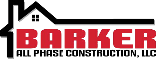 Red Construction Logo - Barker All Phase Construction |