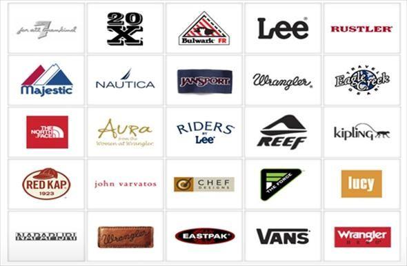 100 Most Popular Clothing Logos