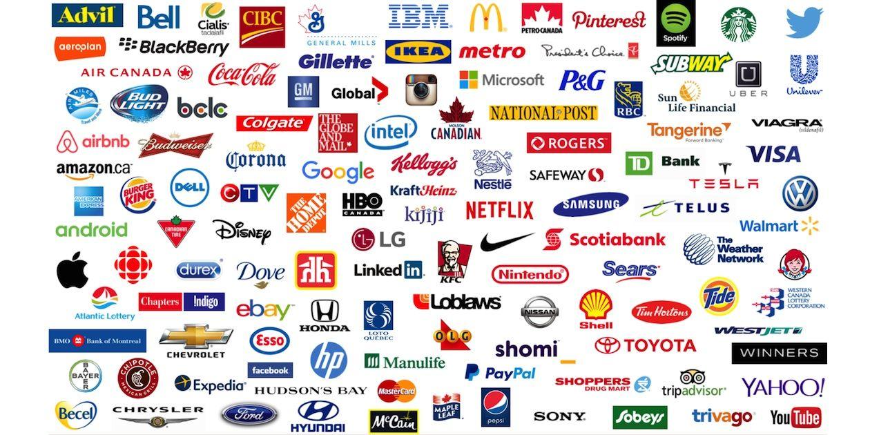 Most Popular Clothing Brand Logo - The 10 most influential brands in Canada: Ipsos