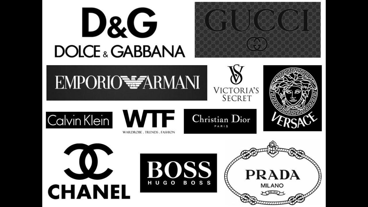 Famous Fashion Brands Logo Logodix - Riset