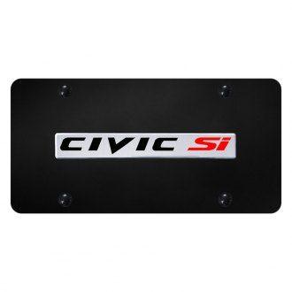 Honda Civic Si Logo - Honda Civic Si Custom & Personalized License Plates — CARiD.com