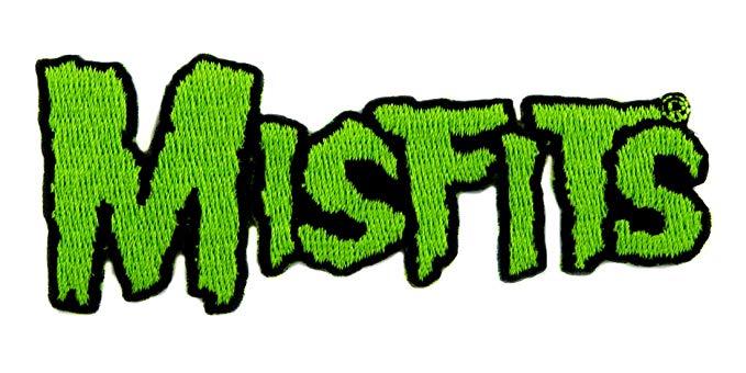 Alternative Band Logo - Amazon.com: Green Misfits Band Logo Patch Iron on Applique ...