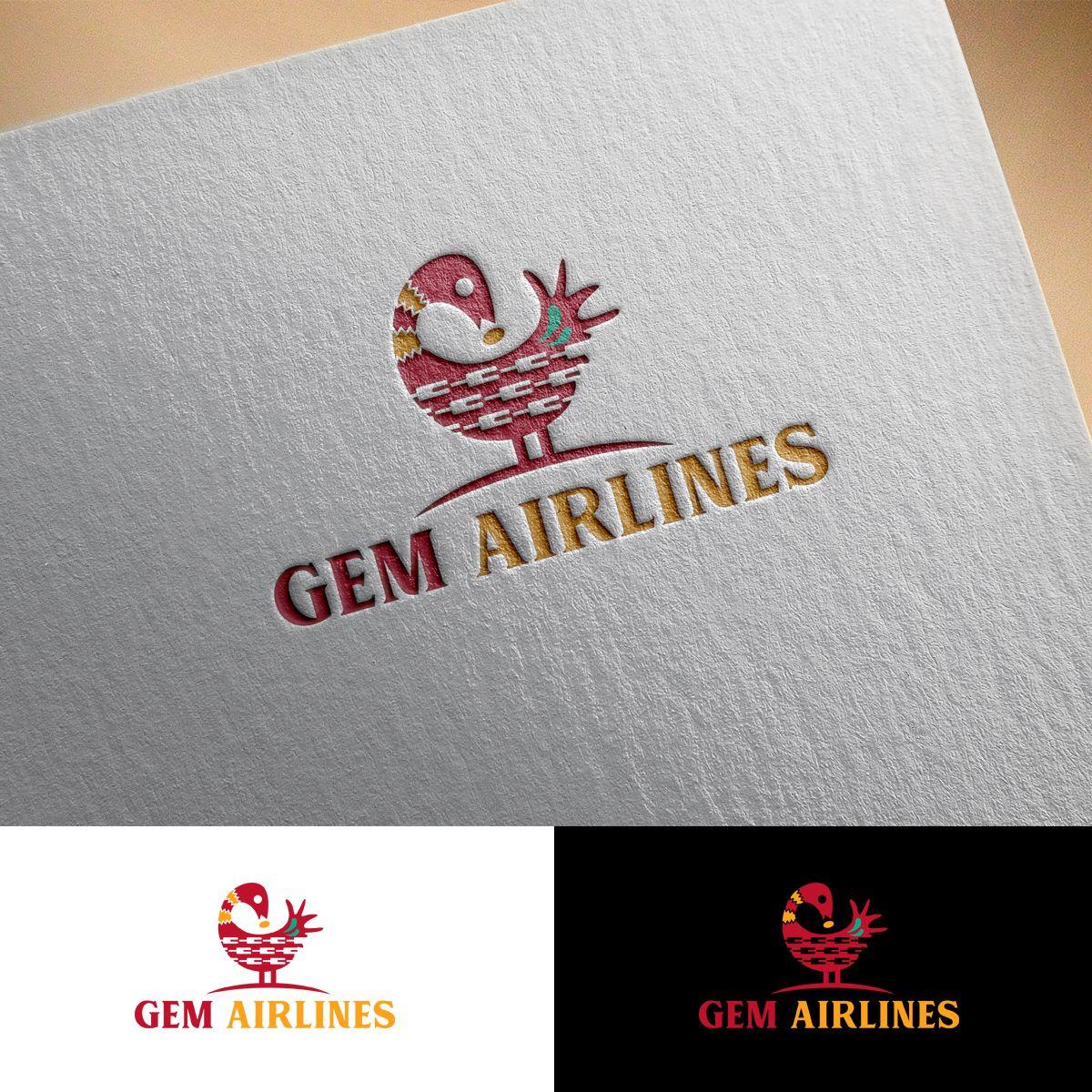 Airline Rooster Logo - Professional, Bold Logo Design for Gem Airlines or Gem Aviation ...