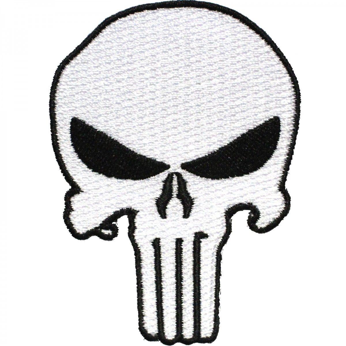 Punisher Logo - The Punisher Skull Logo Iron on Patch