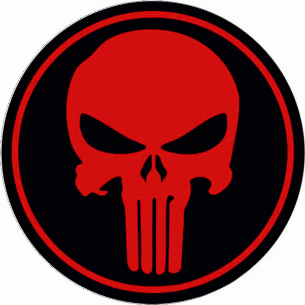 Punisher Logo - Punisher Sticker car