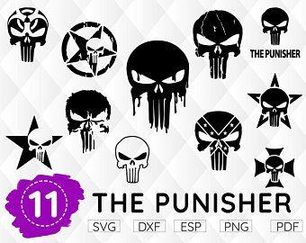 Punisher Logo - Punisher logo | Etsy