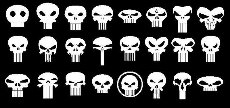 Punisher Logo - Punisher Central: PC POST #32: The Devil's In The Details: A Closer ...