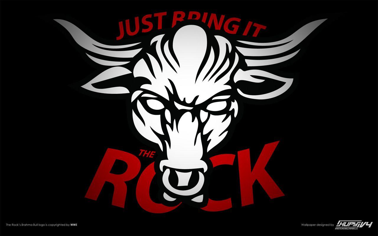 The Rock WWE Logo - WWE images The Rock - Brahma Bull HD wallpaper and background photos ...