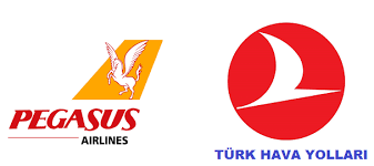 Pegasus Airlines Logo - COMPARISON OF MARKETING WAYS BETWEEN PEGASUS AND TURKISH AIRLINES ...