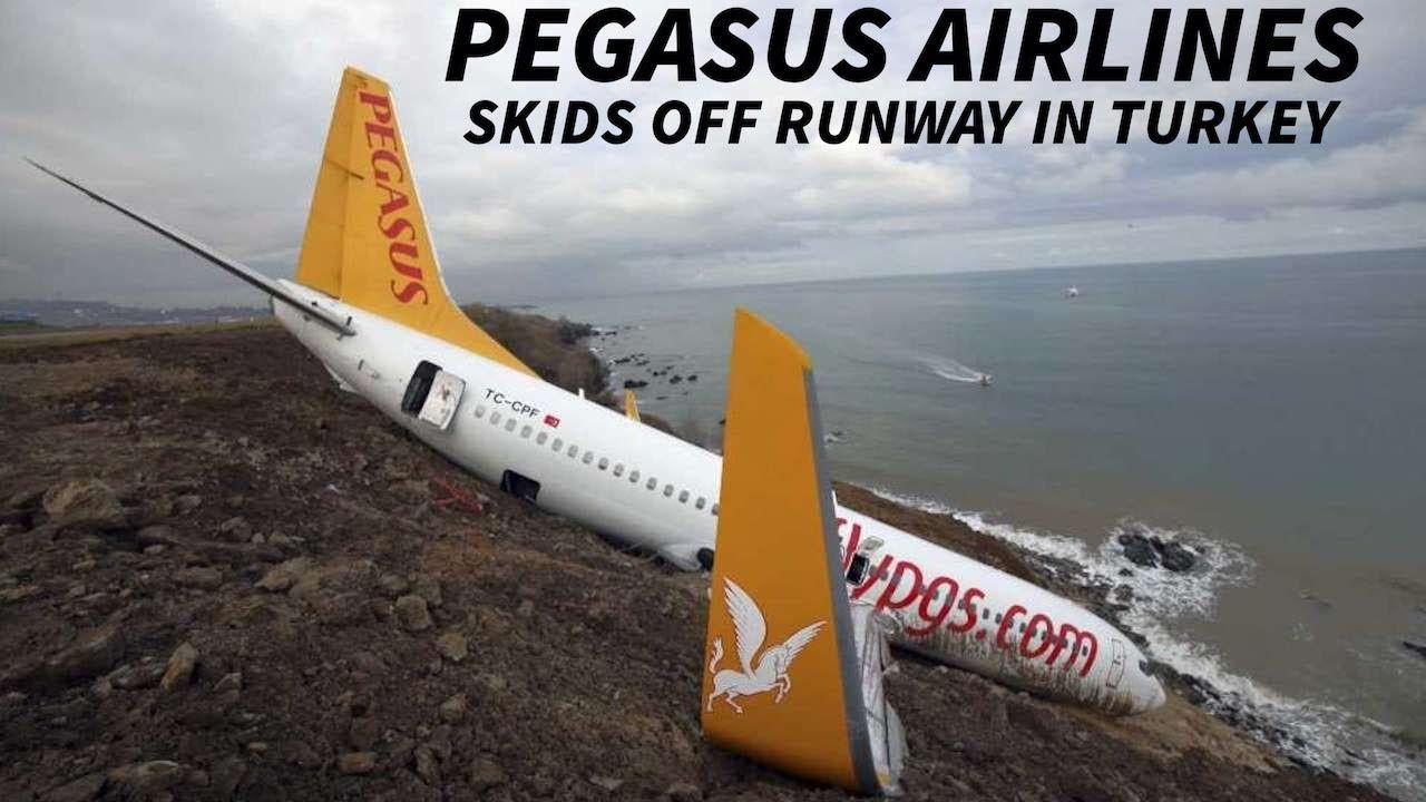 Pegasus Airlines Logo - Pegasus Airlines 737 Skids off Runway - Here's what we know so far ...