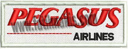 Pegasus Airlines Logo - Pegasus Airlines Logo Nakış | Fatih Nakış İstanbul
