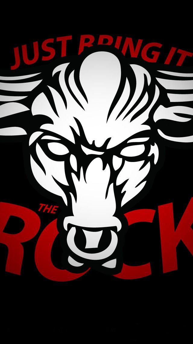 The Rock WWE Logo - The Rock Logo | Mobile Wallpaper | Phone Background