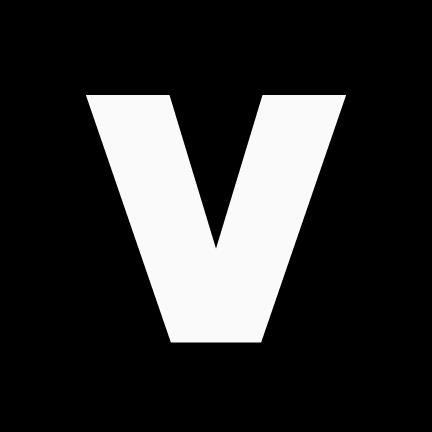 Black V Logo - Logos - Groupe V Média
