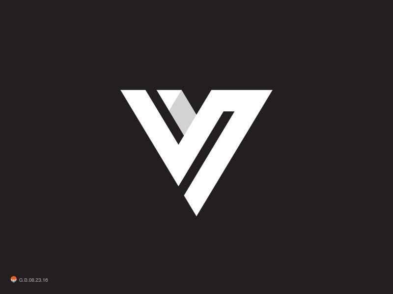 Black V Logo - V - via @designhuntapp | LOGO | Pinterest | Logo design, Logo design ...