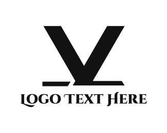 Black V Logo - Alphabet Logos. Alphabet Logo Design Maker