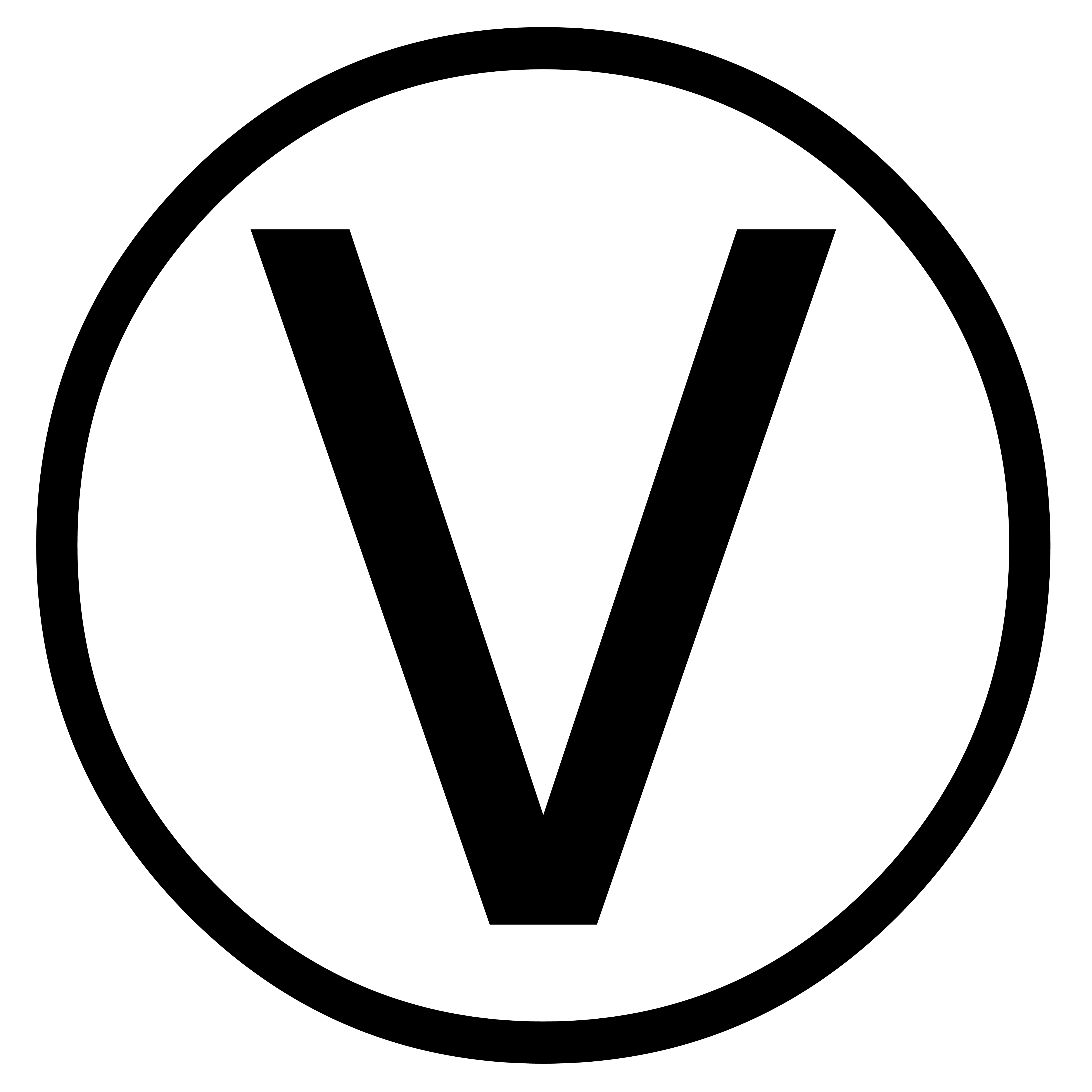 White V Logo - Ⓥ - Vegan Symbols / Emojis / Copyright-Free Clipart | Copy/Paste ...