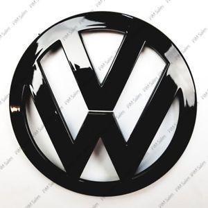 Black V Logo - VW Volkswagen Golf Mk5 V Rear Black Gloss Badge Logo Boot Rear GTI ...