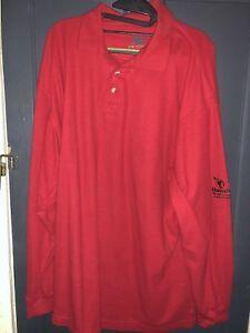 Hannford Logo - Eco-express Mens Size XL Red Long Sleeve Polo W/ Hannaford Logo On ...