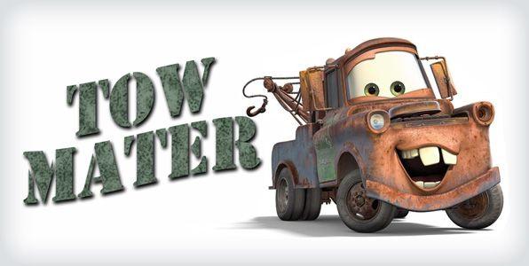 Tow Mater Logo - CARS Tow Mater, License Plate, License Tag, Novelty License Plate ...
