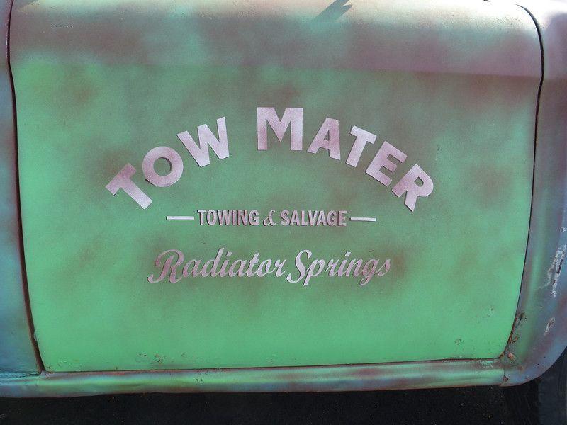 Tow Mater Logo - Riding through Kansas, stopping in Miami OK