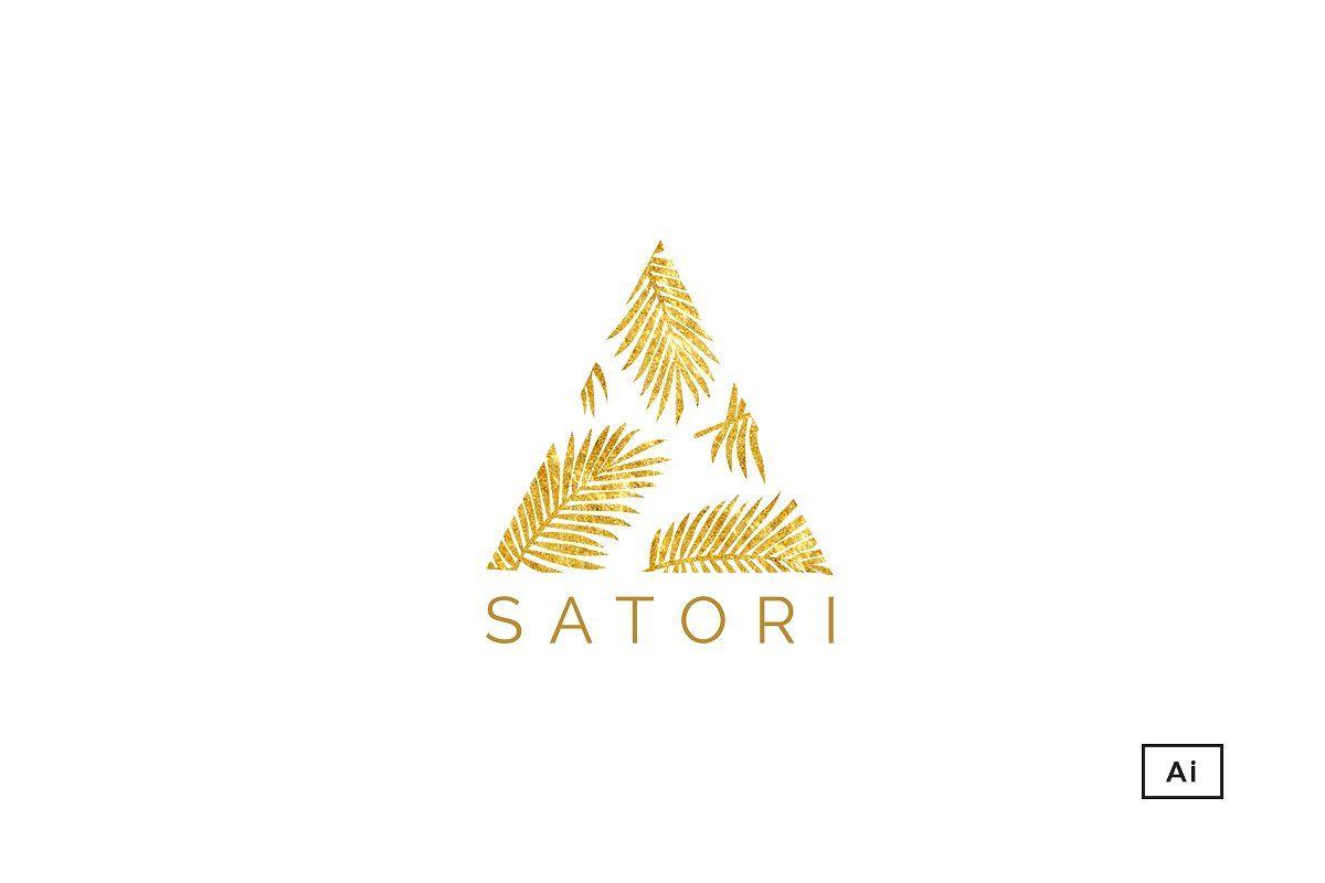 Gold Tree Logo - Golden Palm Logo Template Logo Templates Creative Market