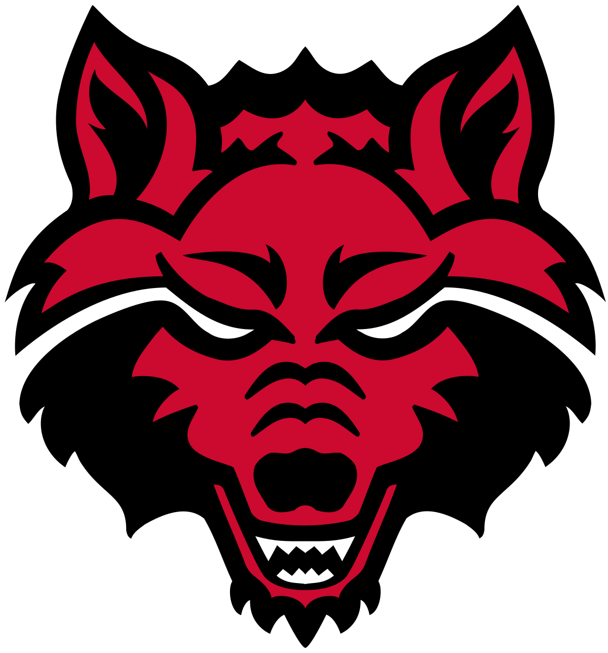 School Mascot Wolf Logo - Arkansas State Red Wolves