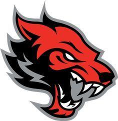 Red Wolves Logo - Conrad RedWolves | Logos | Logos, Sports logo, Logo design