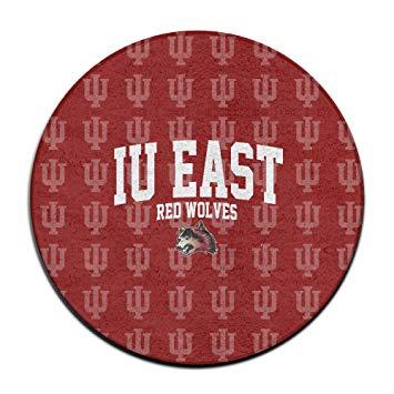 Red Wolves Logo - NCAA Indiana University East Red Wolves IU East Logo Non Slip Round