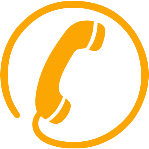 Orange Telephone Logo - Orange phone 39 icon orange phone icons