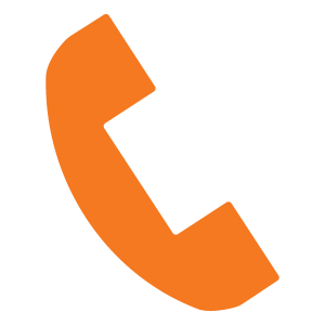 Orange Telephone Logo - Telephone icon orange Family YMCA