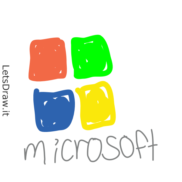Microsoft Company Logo - microsoft (Company Logo) - Guess & Draw (Pictionary) / Multiplayer ...