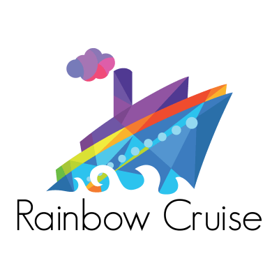 Google Related Logo - Rainbow Cruise Ship | Logo Design Gallery Inspiration | LogoMix