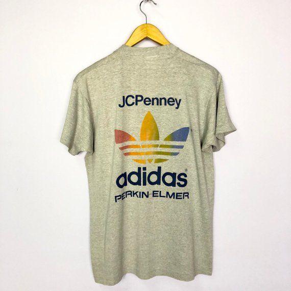1985 JCPenney Logo - MEGA RARE Vintage Adidas Adicolor X JC Penny Perkin-Elmer | Etsy