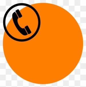 Orange Telephone Logo - Orange Telephone Clip Art - Call And Message Icon Png - Free ...