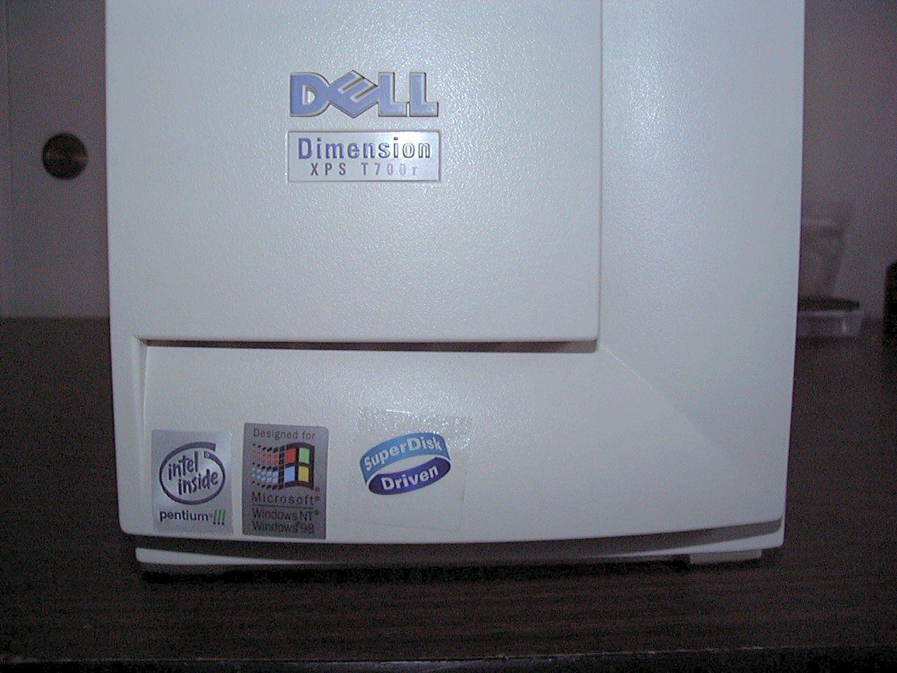 Intel Inside Pentium 3 Logo - Frank Hearth's Dimension T700r Upgrade Pictures
