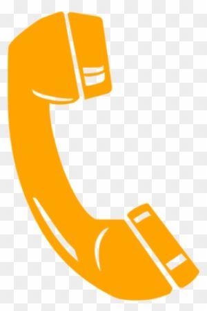 Orange Telephone Logo - Yellow Phone Png Clipart Icon Png Orange Transparent