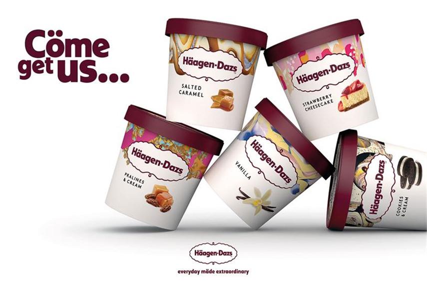 Häagen-Dazs Logo - Brandchannel: Häagen Dazs Scoops Up 'Extraordinary' Brand Refresh